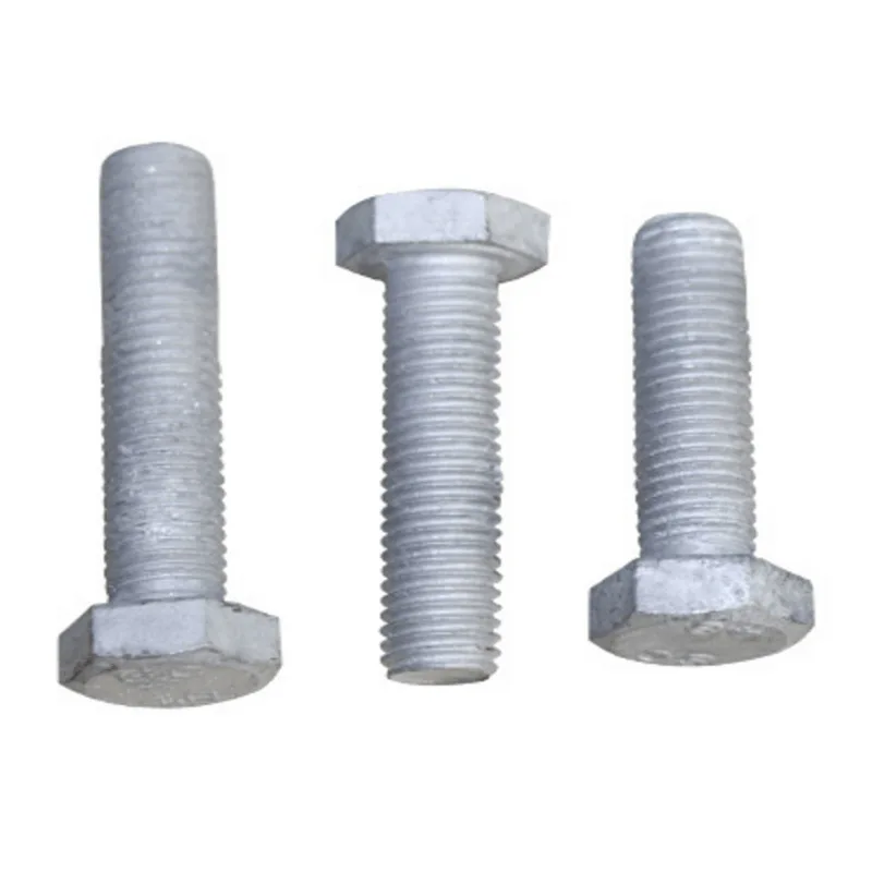 Завод болт поставщика горячего цинкования DIN933 HDG болты 8,8 класса