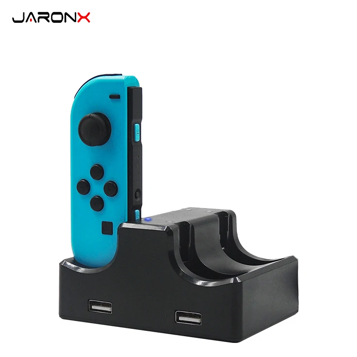 4 LED Lamps 4 in 1 Charging Dock Station For Switch JoyCon Four Charge For Switch Handle