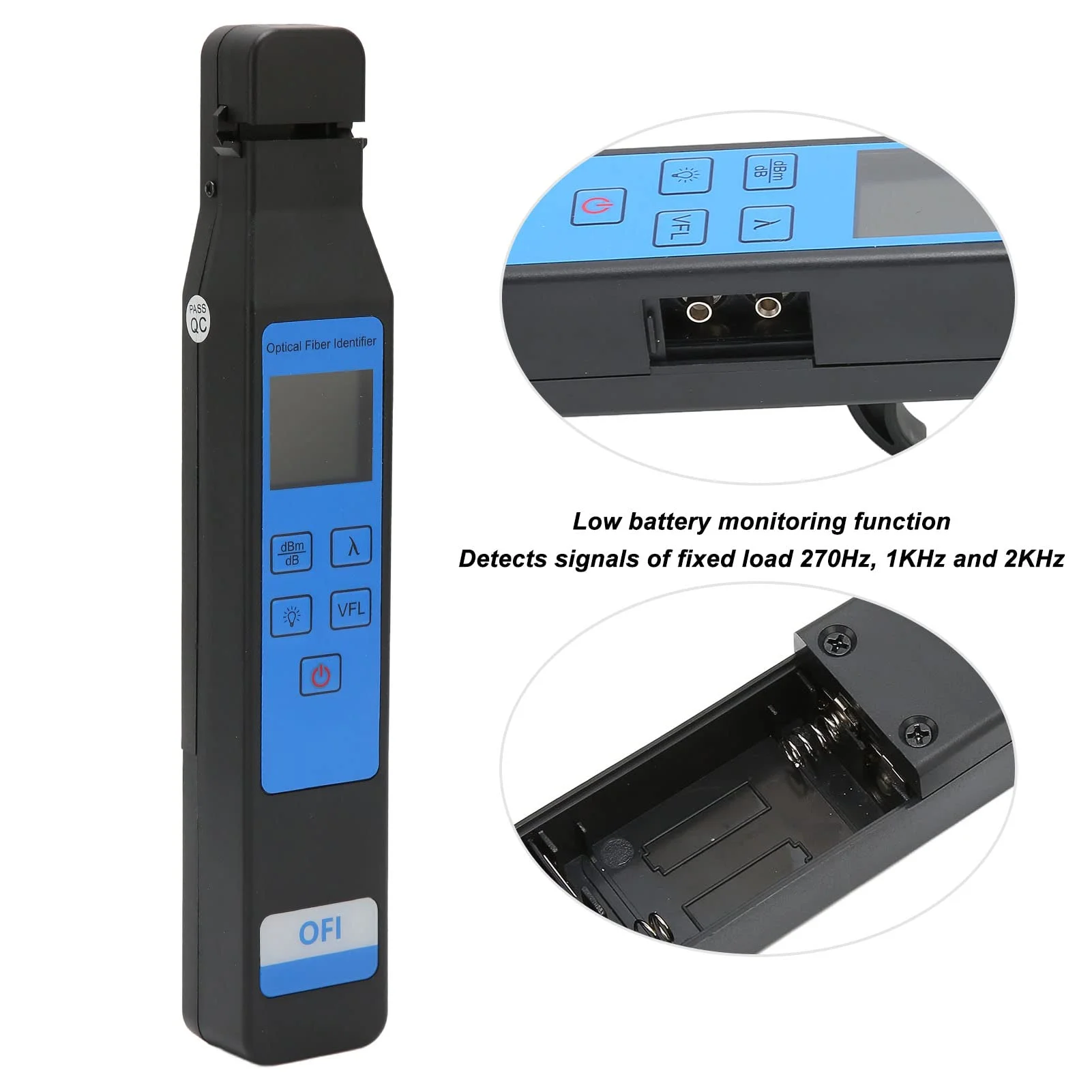 Wholesale Factory Price FTTH Drop Fiber Optic Fiber Identifier Fiber Detector Cable Tester 800-1700nm