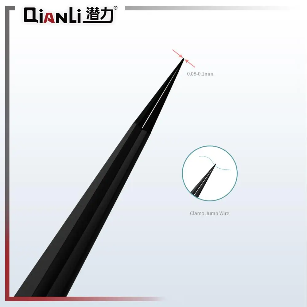 Пинцет QianLi Tools iNeeZy ручная полировка Немагнитный 0 08 мм-0 10 мм высокоточный из нержавеющей