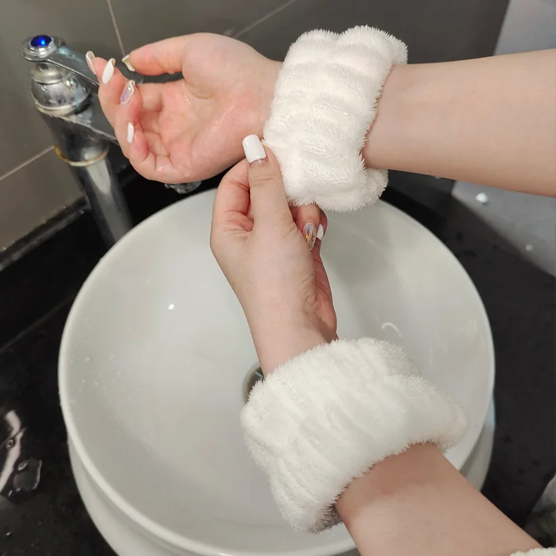 Face Washing Wristbands Absorbent Wristband for Microfiber Wrist Wash