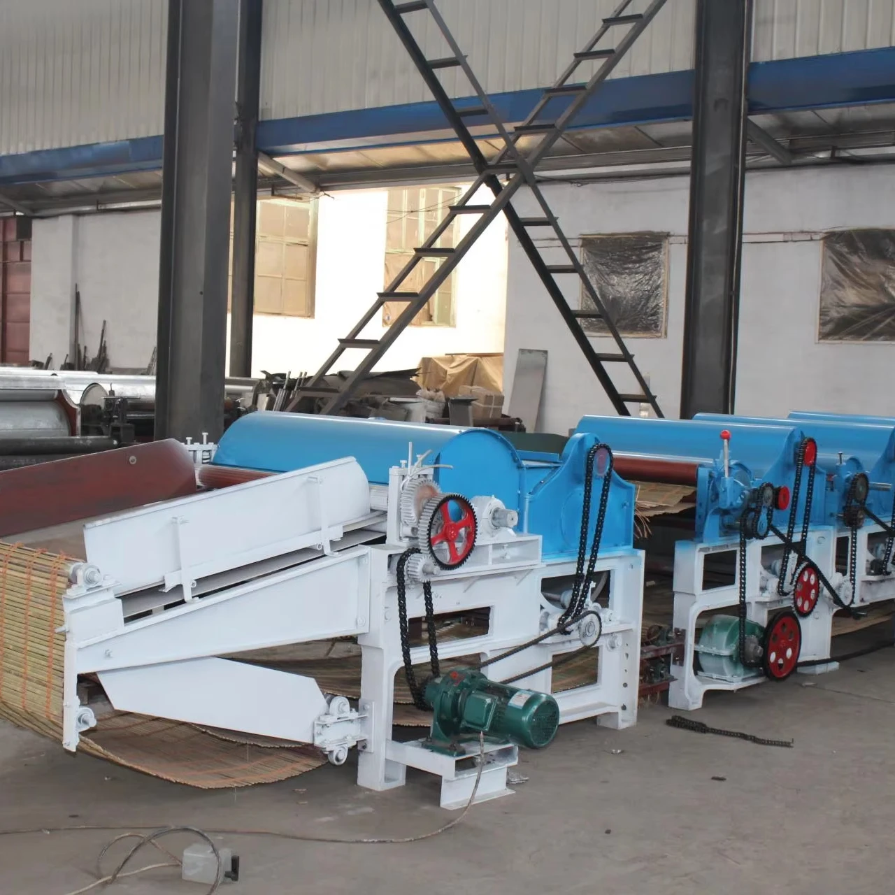 High-Efficiency Cotton Recycling Fiber Line New Motor-Cores Thread Recycling Processing Textile recycling machine