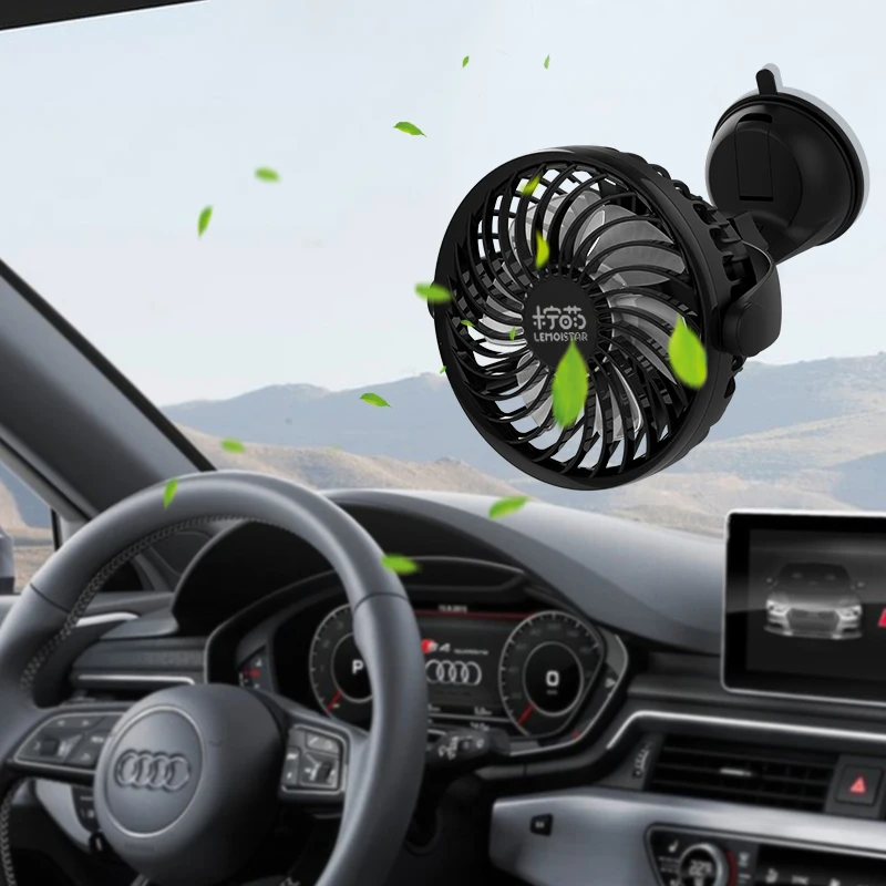 4Inch Suction Kitchen Wind Circulation Wall Fan For Home Small Usb Rechargeable Battery Air Cooling Portable Mini Table Car Fans