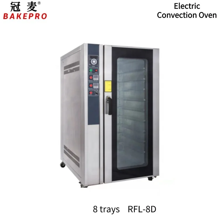 Bake Pro Commercial Steam 5 Trays Electric Baking Machine Small Convection Electric Oven For Baking