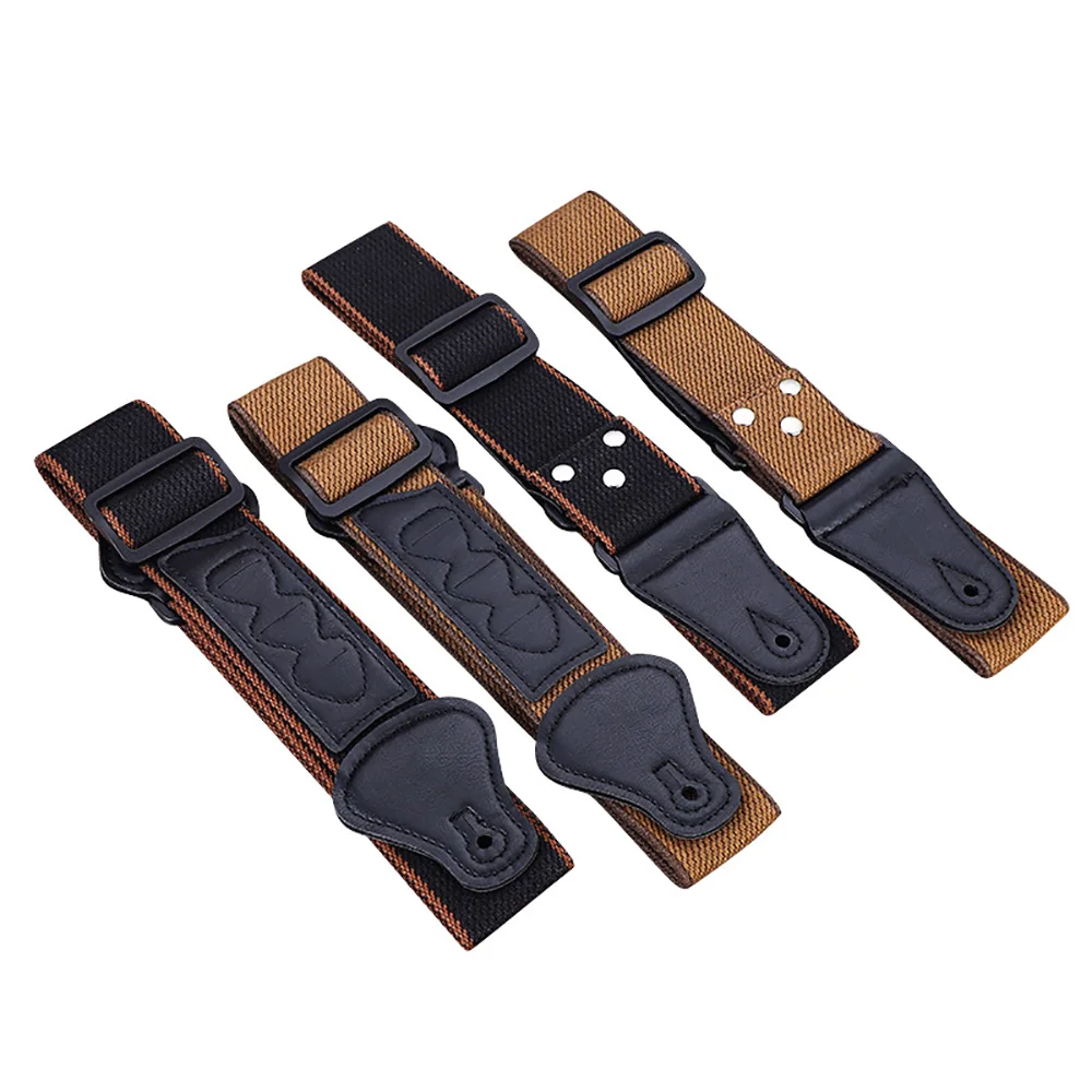 Wholesale Polyester Cotton Folk Songs Guitar Sling Shoulder Straps Thickened Design Tape for Stringed Instruments Accessories