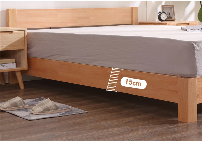 High Quality Solid Wood  Queen Size Bed Bedroom Furniture Modern Bedroom Sets Wooden Storage Beds for Hotel