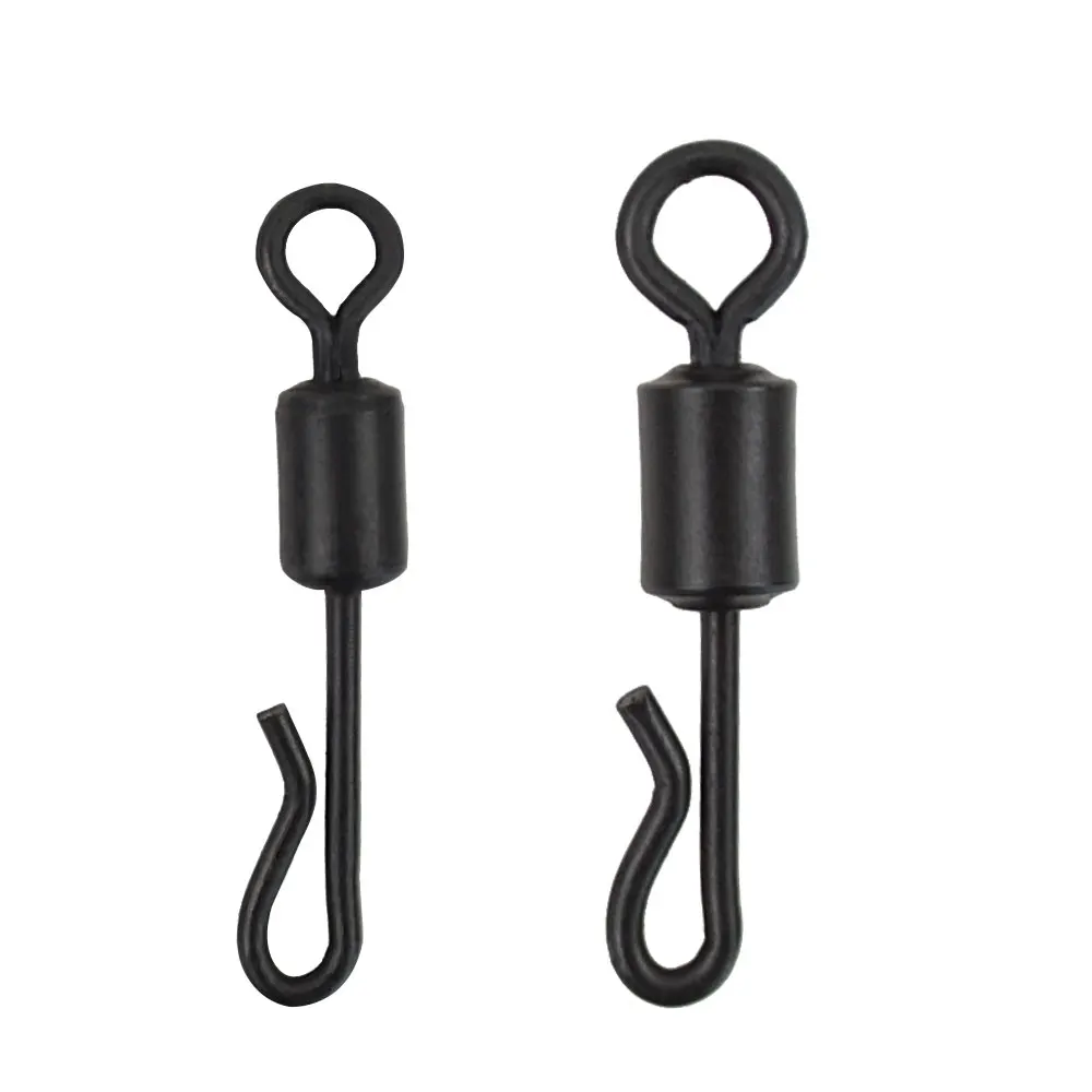 1000 Piece Carp Fishing Swivels Quick Change Stainless Steel for Carp Fishing Rig Fishing Accessories Terminal Tackle