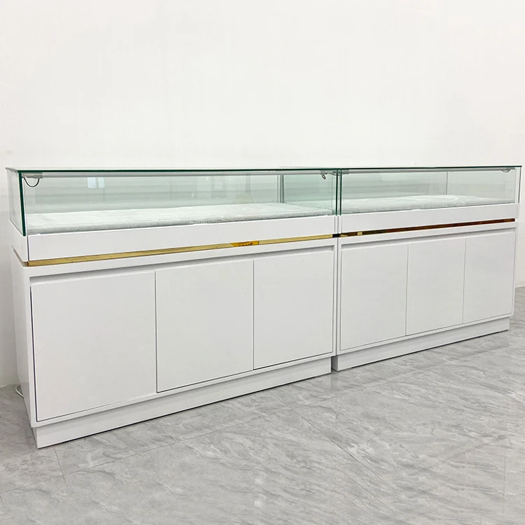 Wholesale custom retail store display fixtures glass display cases and jewelry counters