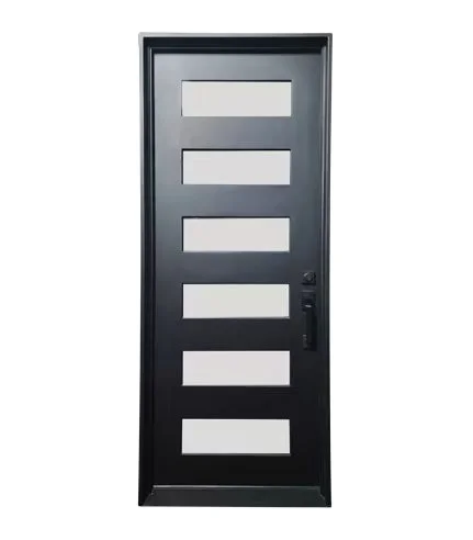 Exterior Security Iron Door Residential Burglary Single Door Designs