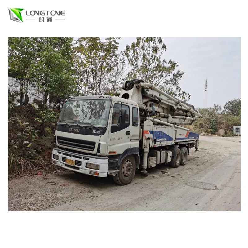 Solid reputation Factory price concrete pump mixer truck used for BOOM B6RZ 49