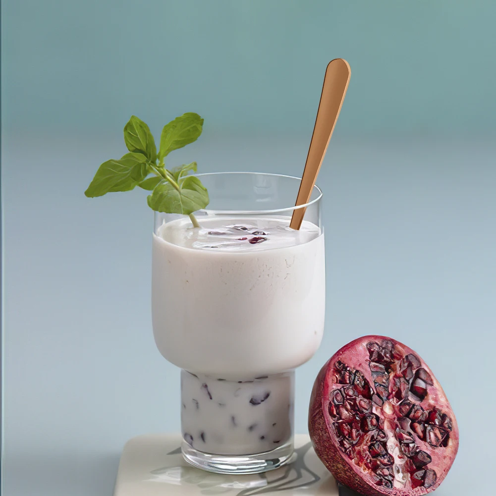 Точечные товары, наборы ложек с длинной ручкой, десертная чайная ложка для меда, мороженого, кофейная ложка из нержавеющей стали