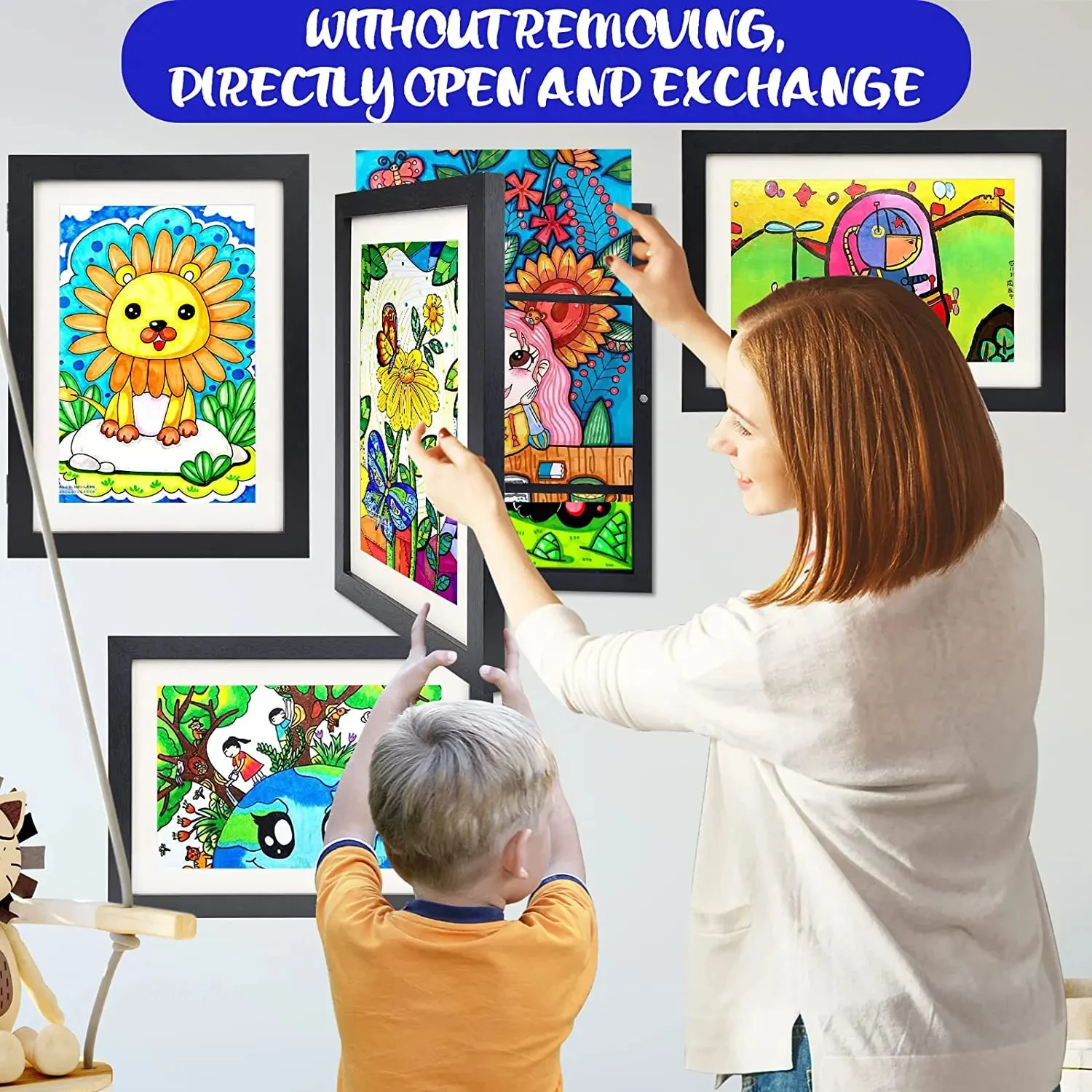 Детская рамка A4 Woodenposter Framing для стен