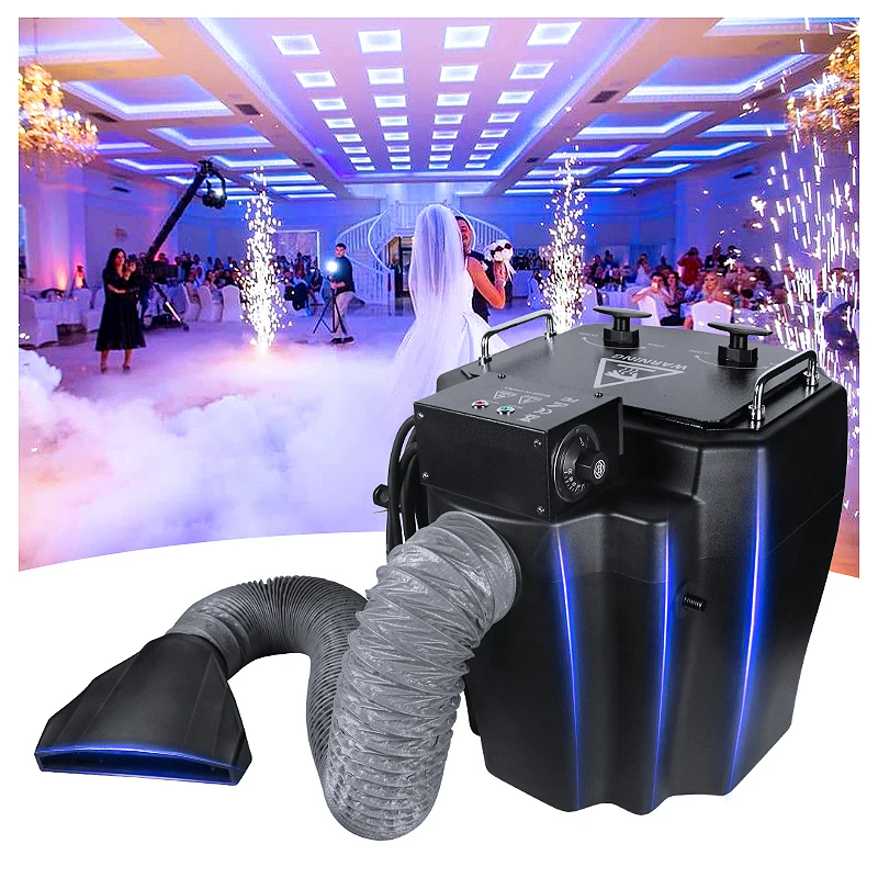 SHTX 3500W dry ice smoke machine stage effect for DJ Disco Party Wedding events dry ice low lying fog machine 6000w