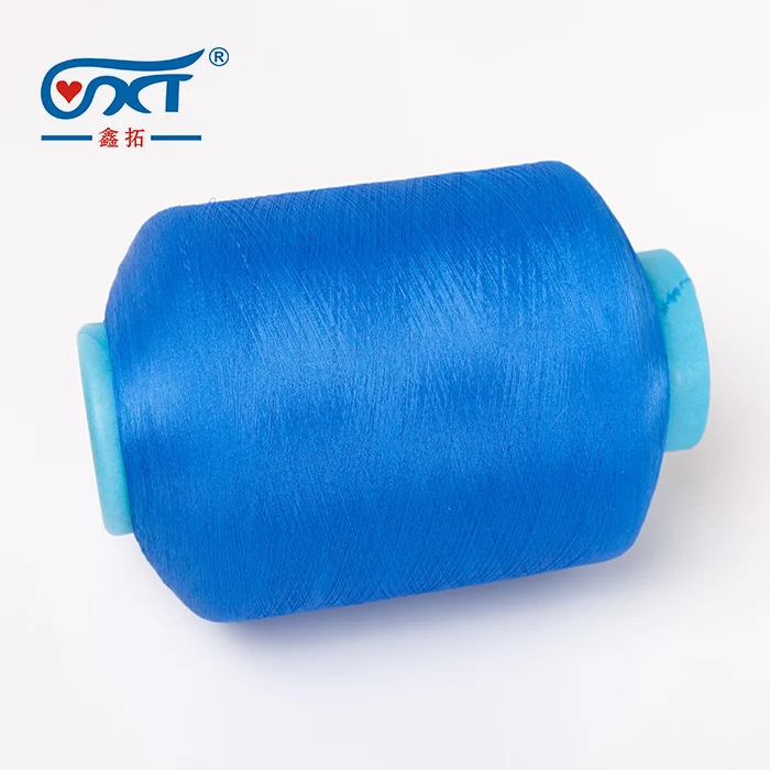 
3075 Dyed colors Spandex covered polyester yarn for socks knitting 