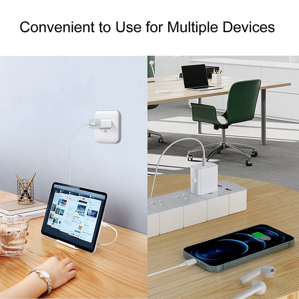 Большая сила портативный мини Usb адаптер питания типа C Pd 20 Вт сетевое быстрое зарядное устройство для iphone 13 Pro Max PD быстрой зарядки