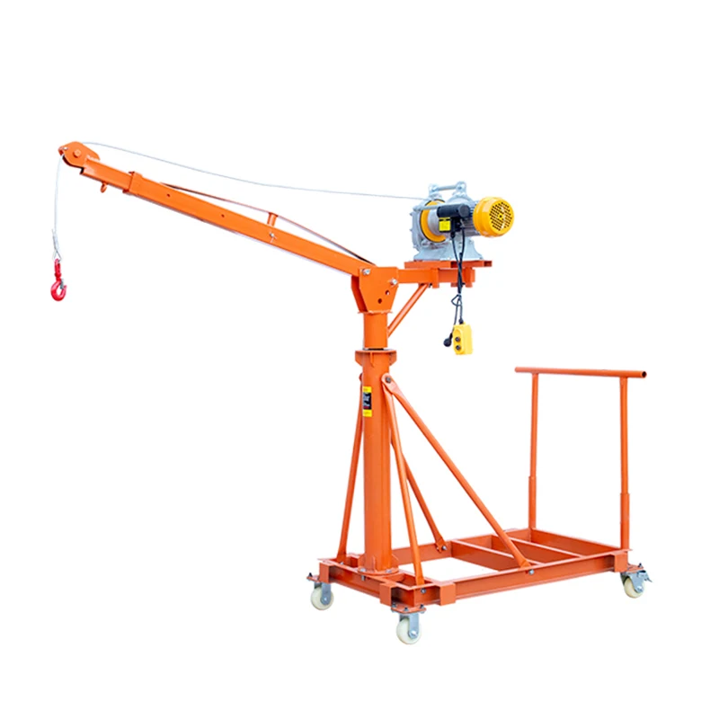 Competitive Price Hot Product 2023 Multifunctional 5ton 10ton Electric Small Mobile Mini Crane For Construction
