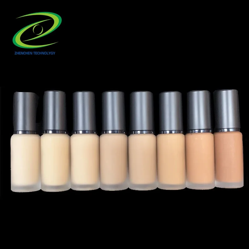 Private Label 8 Color Oil-control Concealer Liquid Foundation Makeup Moisturize Liquid Foundation For Face
