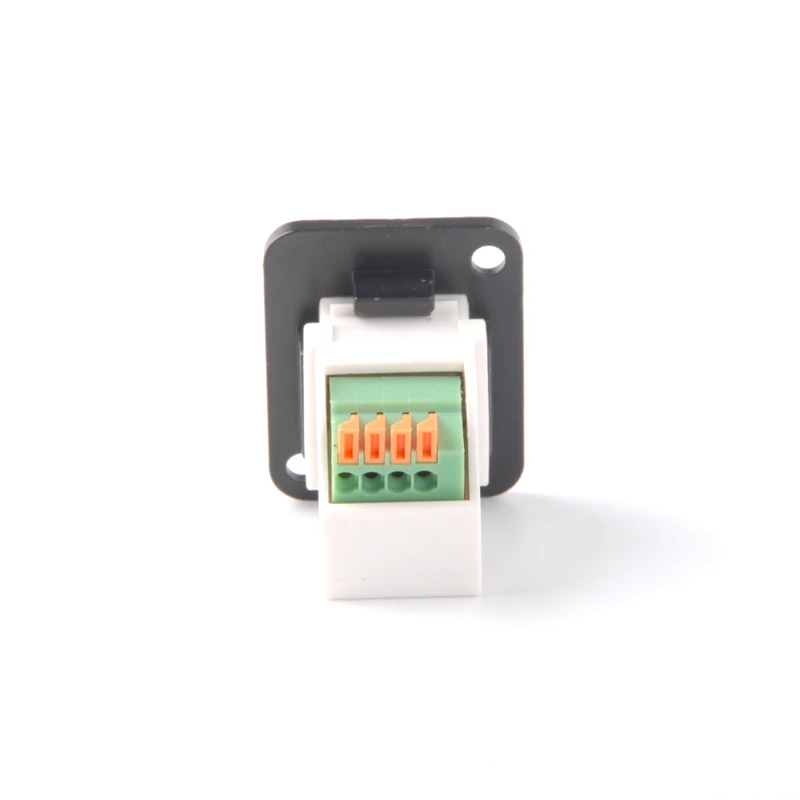 MUSICSOUND D Type Module Connector USB2.0 A to Terminalblock for 19 Panel Mount Chassis Connectors