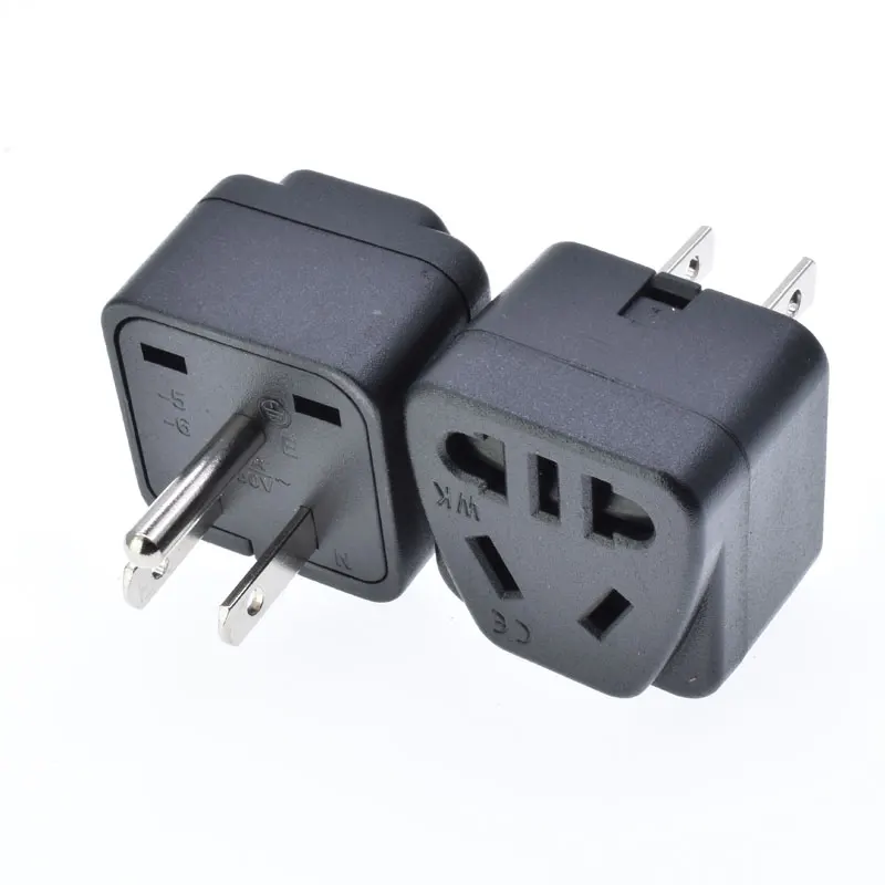 EU to US Plug Adapter AU to US Converter Travel Euro European Germany France Poland to America China Power Connector For Charge