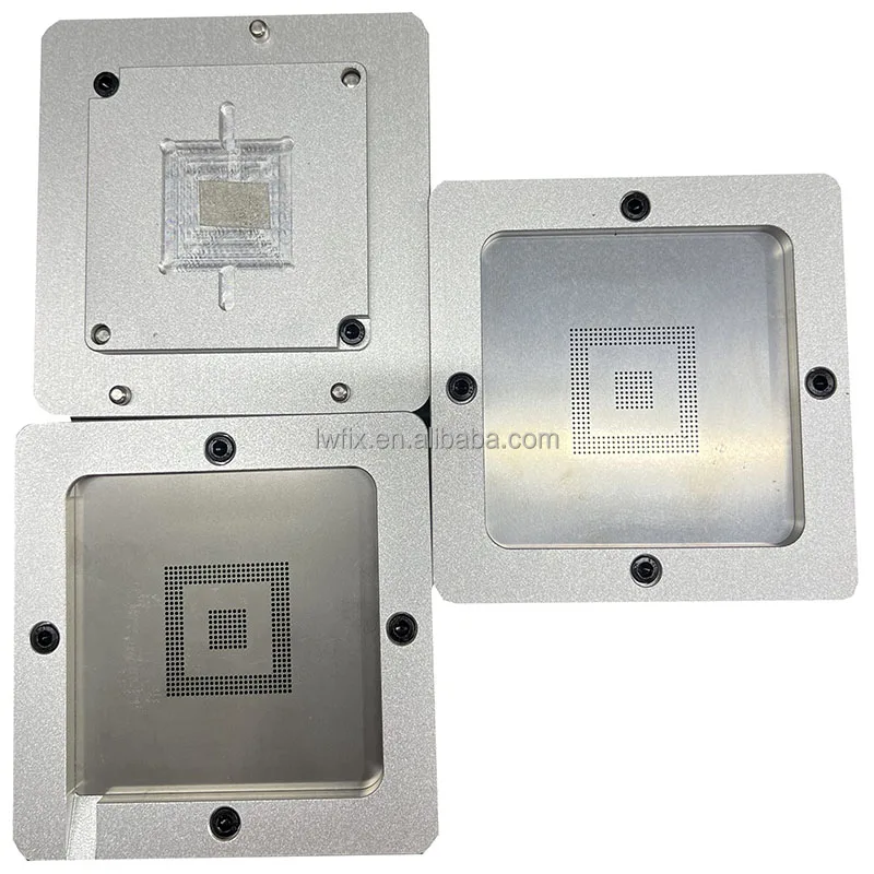 82*82mm BGA Reballing Station Stencil Kits CPU IC Chip Stencils Tin Pin Solder Plant Net Square Electronics Machinery