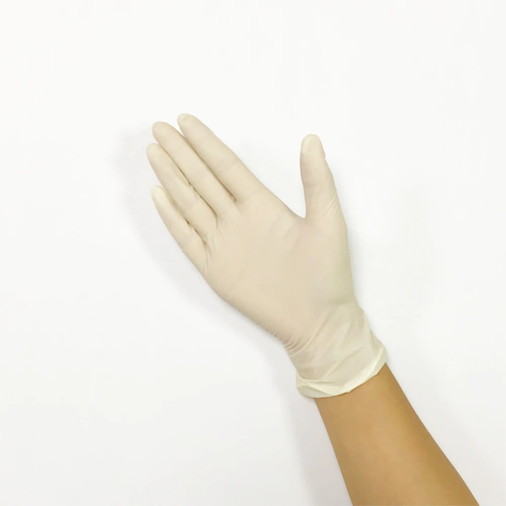 Латексные перчатки для медицинского осмотра без порошка и одноразовые латексные 100 шт. 500CTN