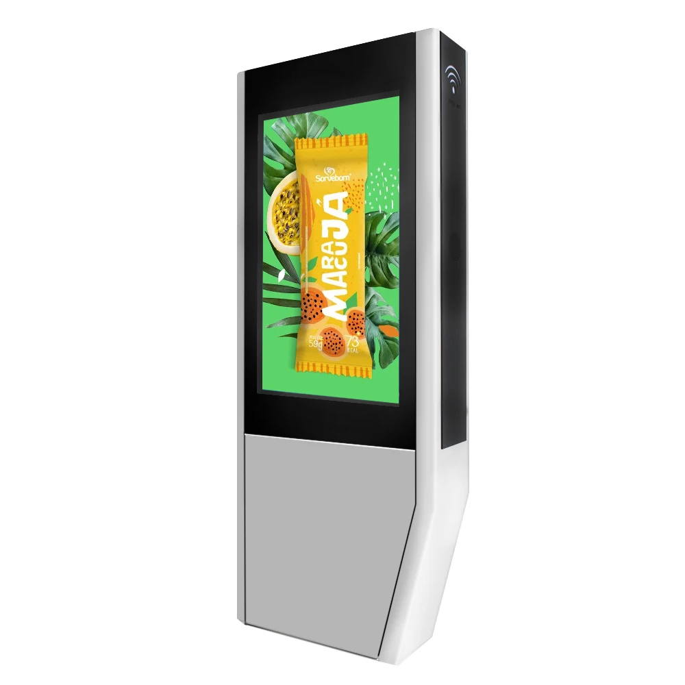 Высокая яркость 65-дюймовый 4K LCD наружная цифровая вывеска Быстрая доставка настраиваемый рекламный дисплей туалета гарантия 1 год