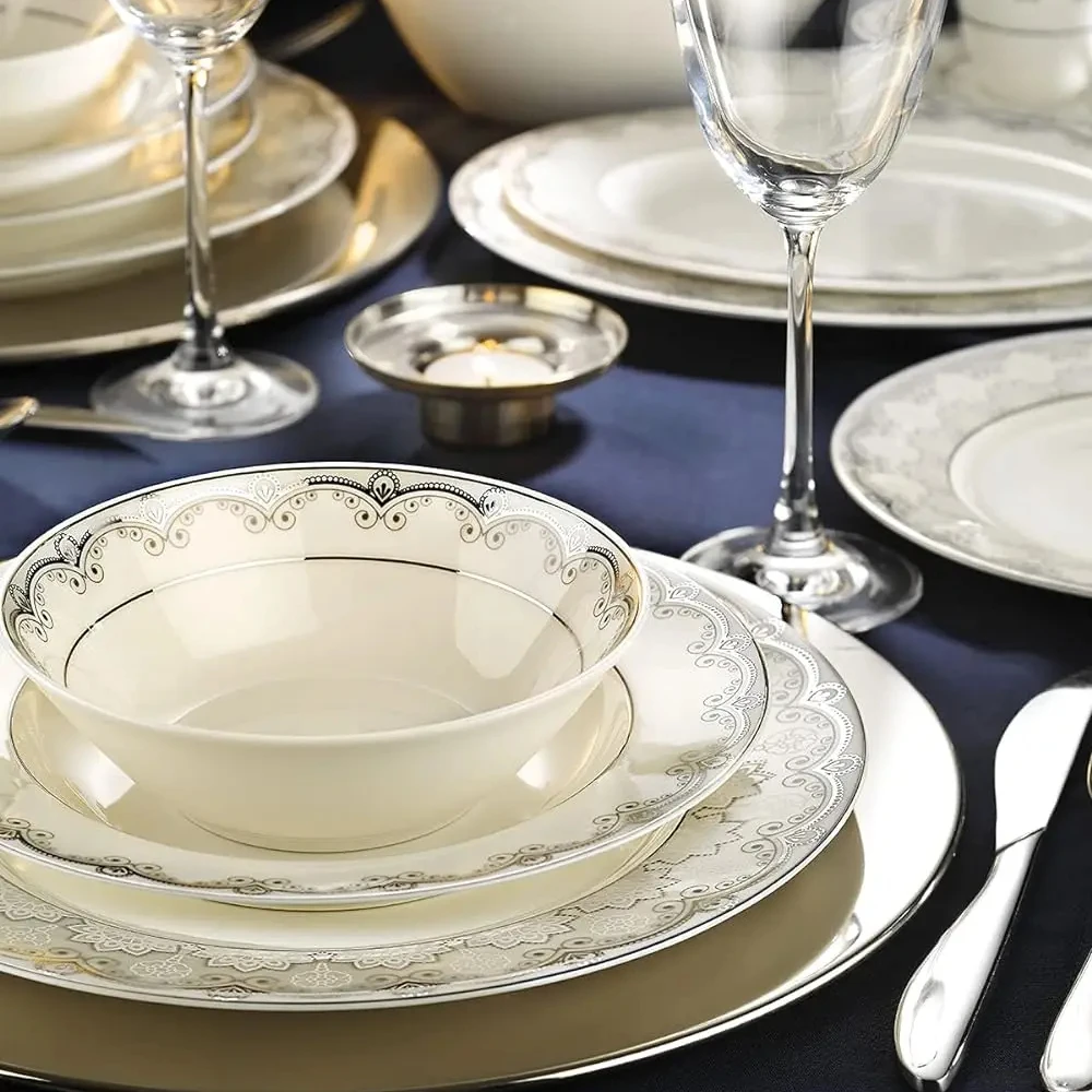 New bone  china 47 turkish dinnerware set/ceramic dinner set modern  for 8