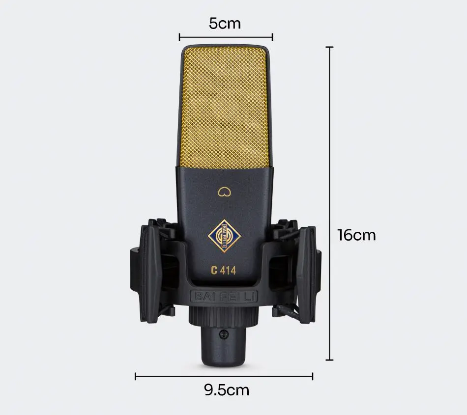 BAIFEILI C-414 34 мм Большой мембранный металлический
