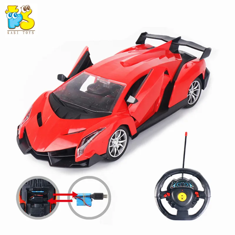 1:16 gravity sensor steering wheel five way open door sport race car model radio control car toy
