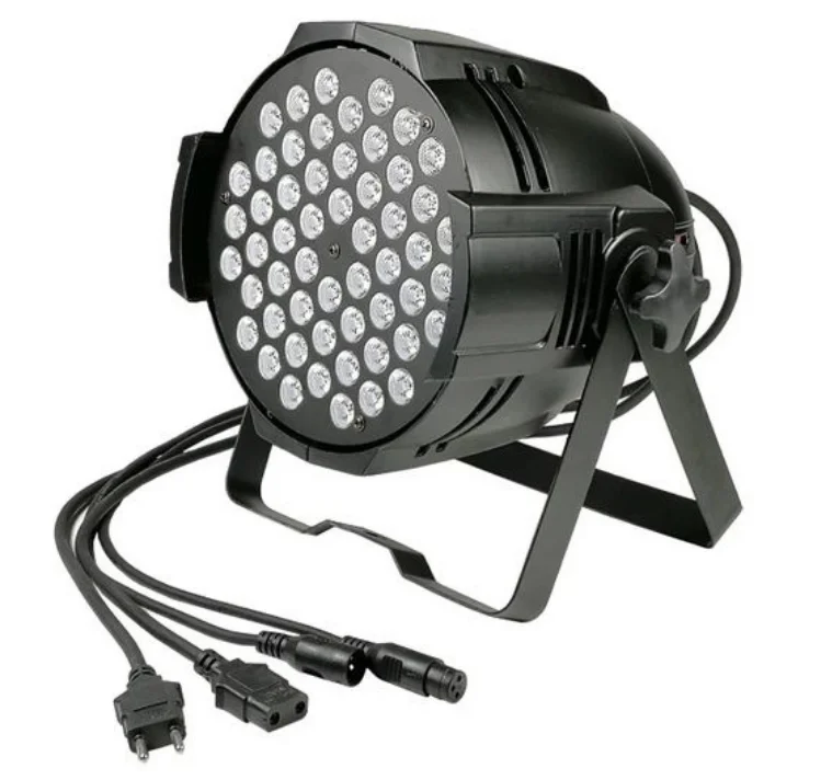 Яркий светодиодный светильник par 54 шт. 3 Вт led RGBW dmx dj декоративное освещение 54x3