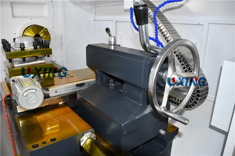 2 axes Kirloskar flat bed horizontal GSK Siemens control cnc lathe machine xian CK6150 machines