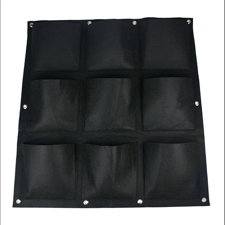 12 pocket 25 Pocket 72 Pocket Fabric Hanging Vertical Garden Wall Planter Grow Bag