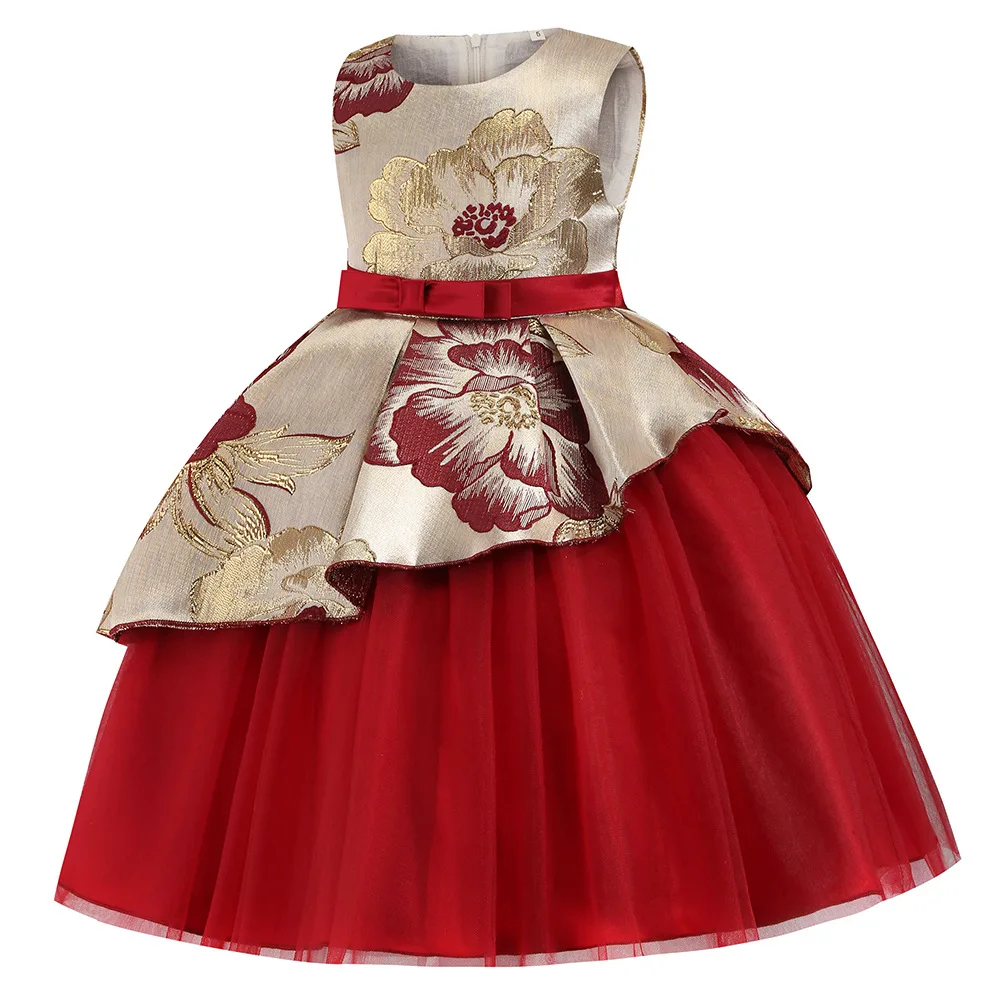 Goodada Garment 2 Years Old Summer Baby Clothing Party Dresses Girl First Birthday Dress Fancy Frocks For Baby Girls