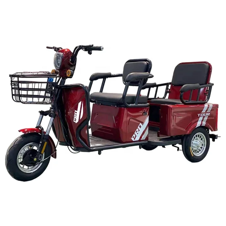 Multi-functional tricycle electric bicycle 3 wheel electric bike for passenger and cargo delivery
