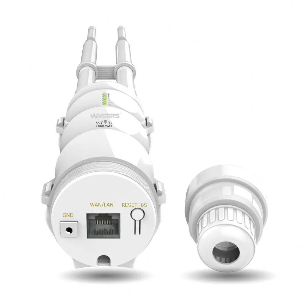 Dual-Band AC600 High Power WiFi Outdoor Router, WiFi AP/Repeater with Easy Wireless Network Setup and Management
