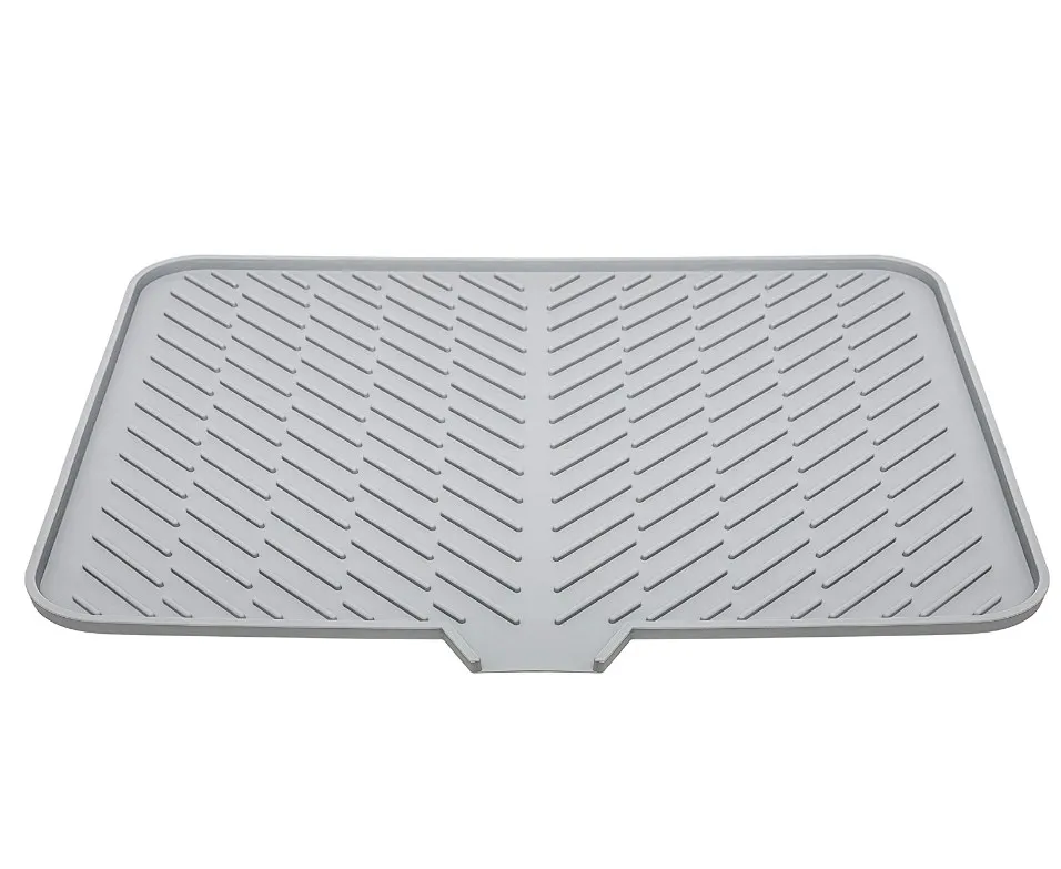 2022 новый силиконовый коврик для сушки посуды большой размер