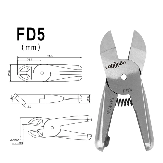 MS Air Scissors (without Scissors Head) Pneumatic Nipper Tool Cutting Pliers for Iron Stainless Steel Brass Wire Hand Tools