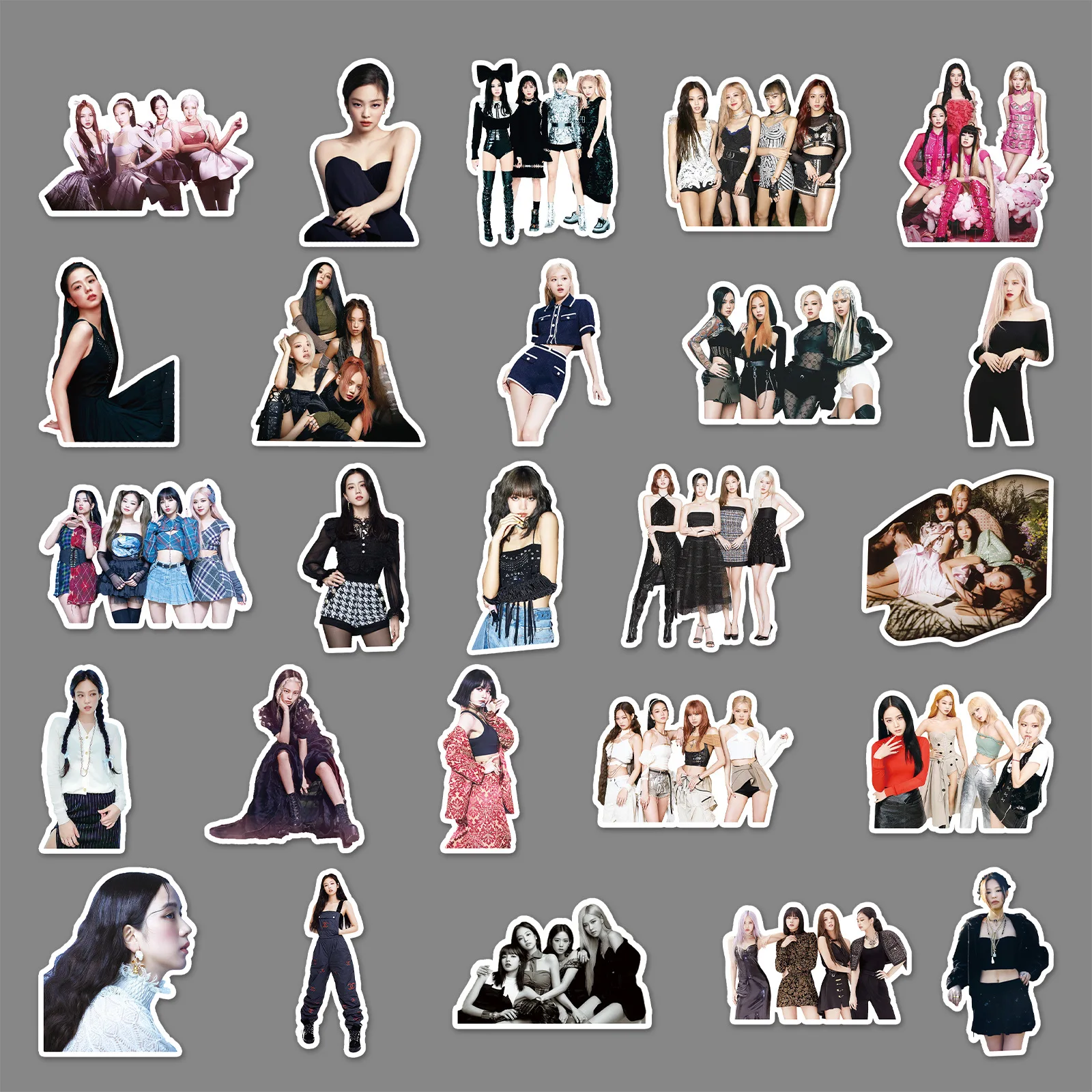 Newly trendy stickers hot girl group eco-friendly pvc waterproof stickers