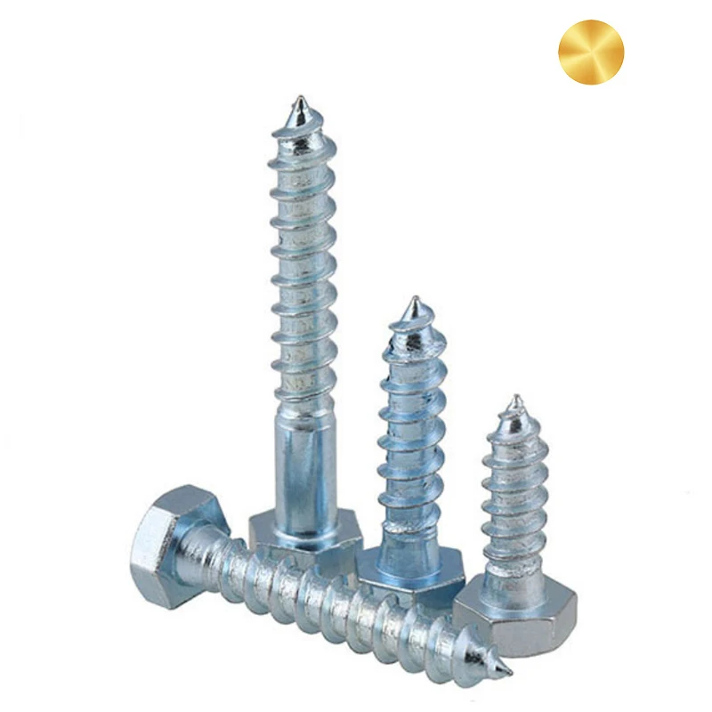6.3x25 mm hex head galvanized stainless steel self tapping screws