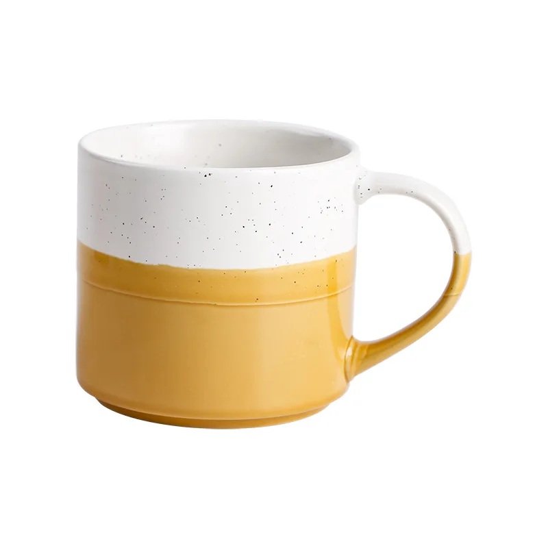 Белая винтажная Классическая кофейная кружка в ретро-стиле 12 унций креативная керамическая для кофе на заказ плотная керамические кружки