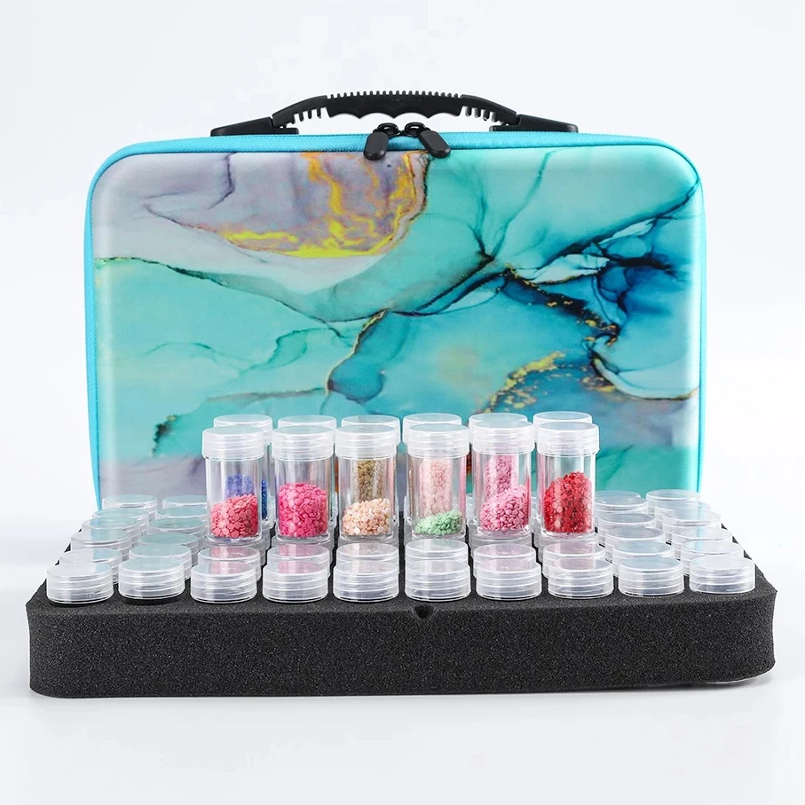 5D Diamond Painting Storage Containers 54/60/70/80/120  Slots Diamond Painting Storage Box for Jewelry Beads Rings Charms