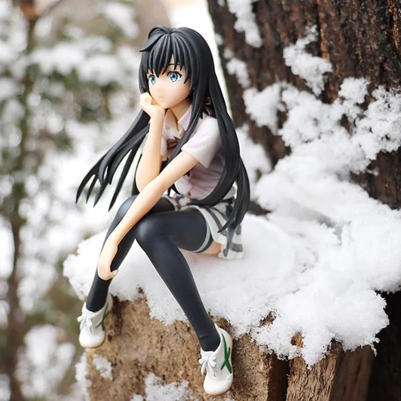 14.5cm Yukinoshita Yukino Anime Action Figure Toys My Teen Romantic Comedy PVC Collection Figures Toys Car Decoration Kids Gifts