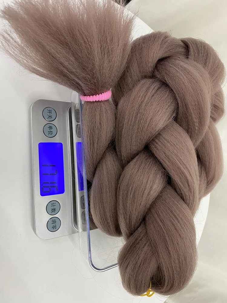 Ombre Xpression Synthetic 24inch Pure Color Long Jumbo Braiding False Hair Extention For Braids