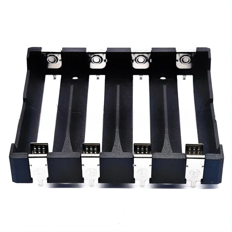 4 cells 21700 20700 battery holder 21700 battery case with punch pin battery storage box SMT SMD THM