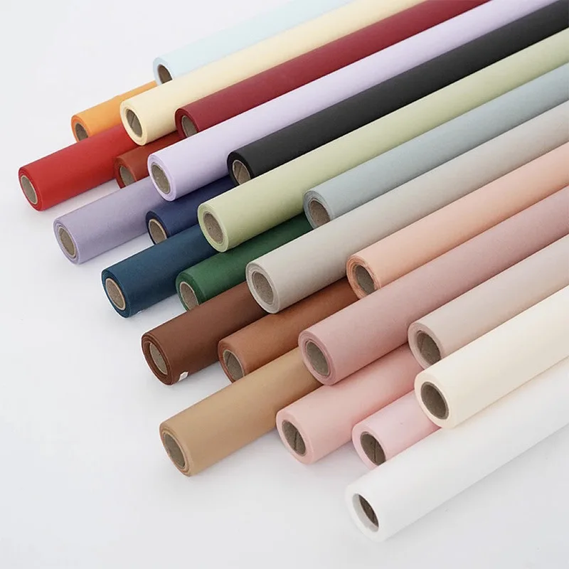 JOYWOOD Best Selling Gift Wrapping Paper Film Matte Paper Floral Bouquet Wrapping Paper