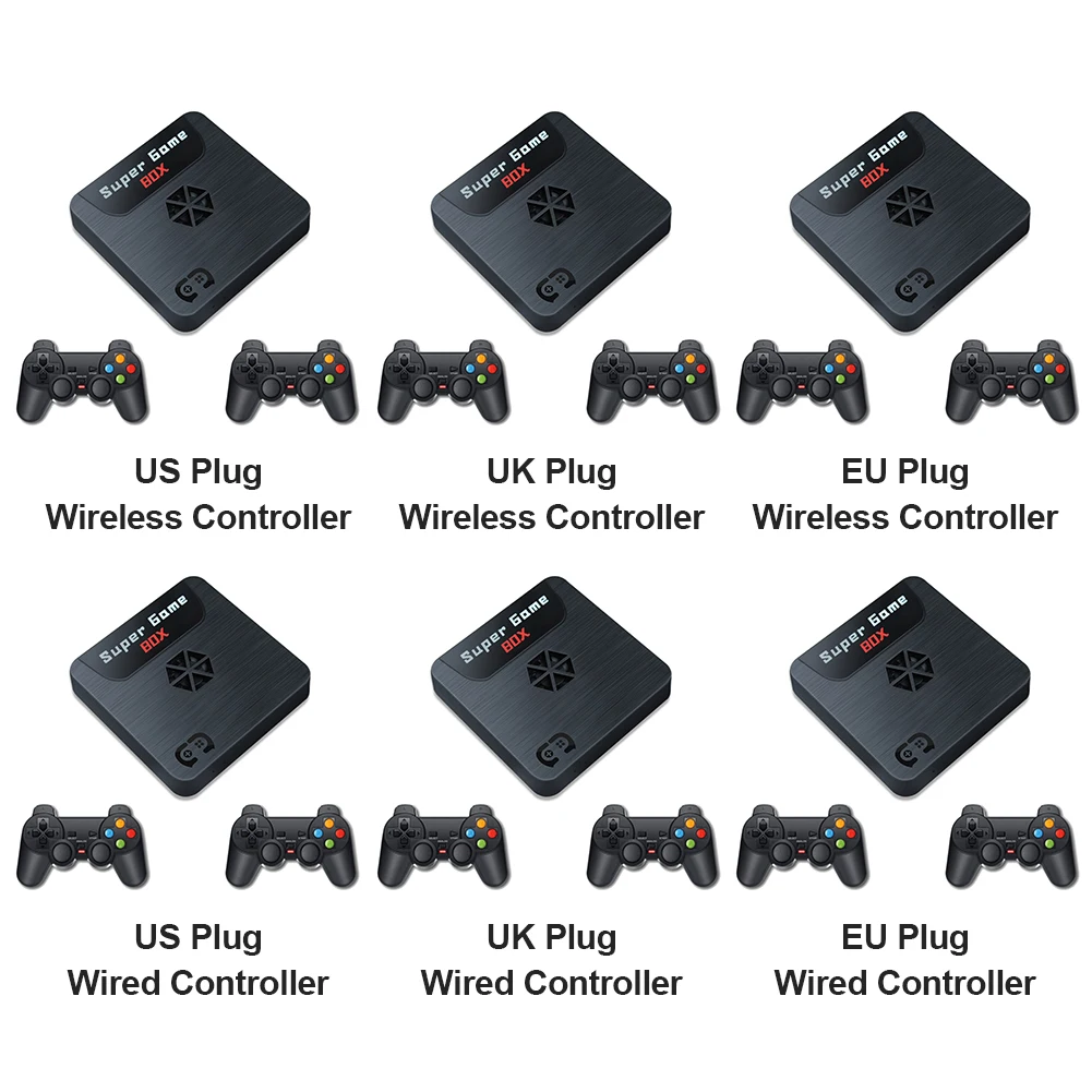 NEW Retro Gaming Stick Console Player 3D HD TV Video Game Consoles WiFi Super Game Box 64GB For PS1/PSP/N64/DC With 9000+ Games