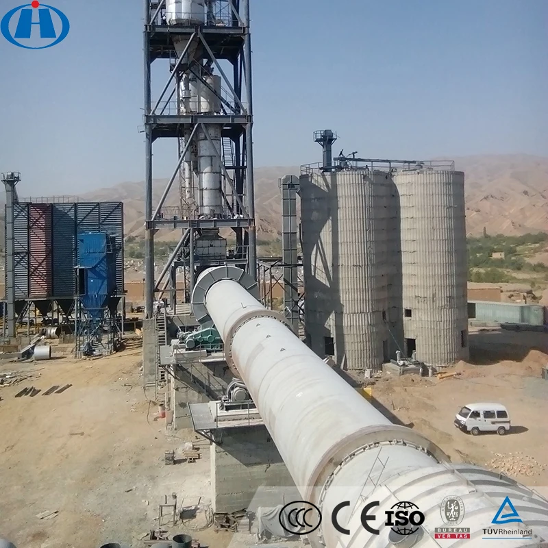 Africa Small Industry Clay Brick Clinker Cement Production Line Rotary Kiln