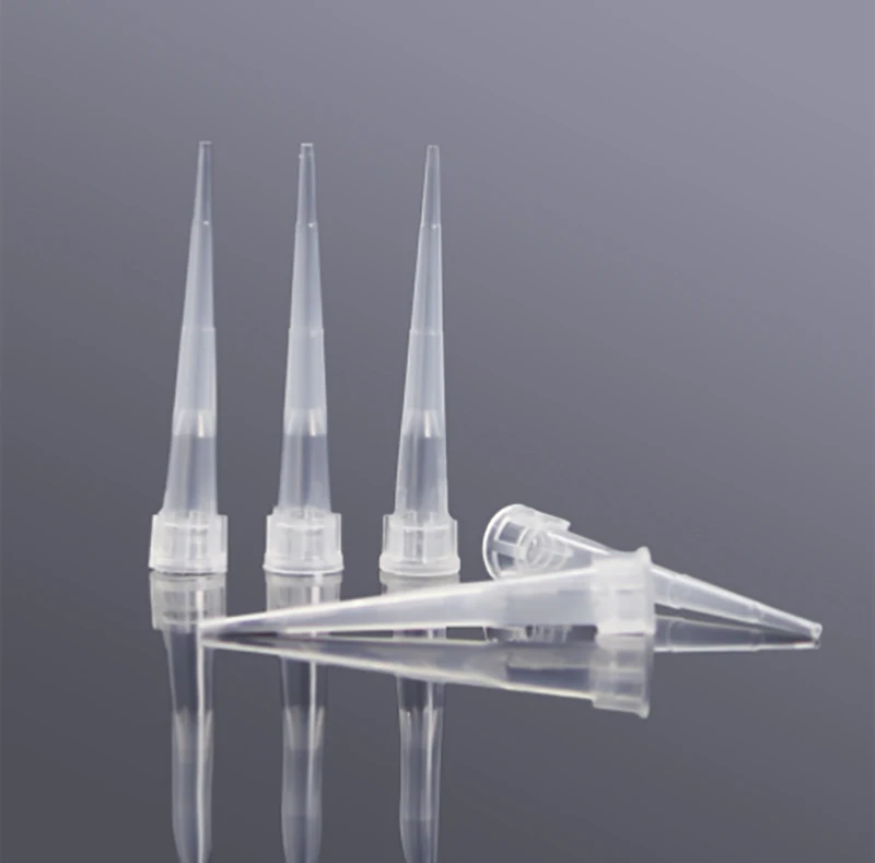0.5-10uL Lab Liquid Pipette  Tips, Disposables Universal , 1000 Pcs/Bag