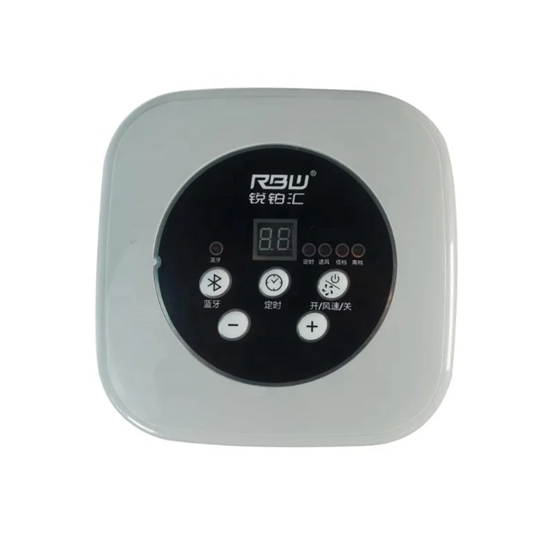 PTC heating portable electric fan heater with bluetooth speaker function