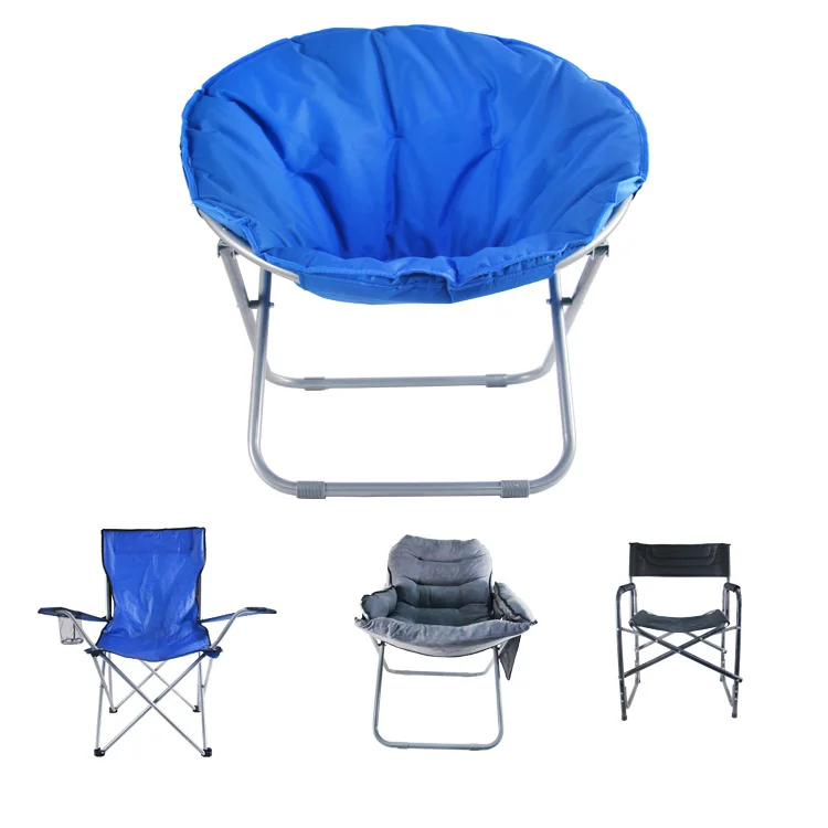 Chinese Factory Cheap Comfortable Metal Lawn Room Moon Beach Folding Chair